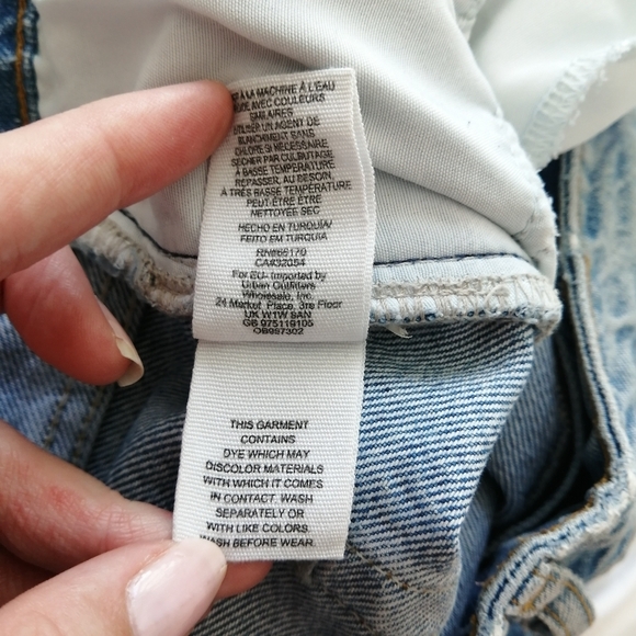 Free People We The Free Ranger Ripped Crop Wide Leg Jeans In Sky 30 - Picture 13 of 16